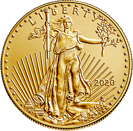 Gold American Eagle coin
