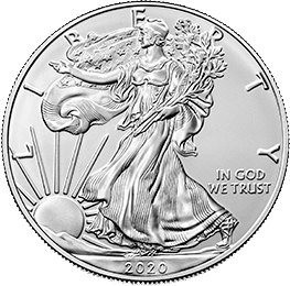 Silver American Eagle coin